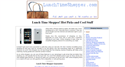 Desktop Screenshot of lunchtimeshopper.com